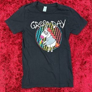 Green Day Album Shirt Tour Band Rock Small Unicorn Rock Music